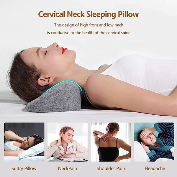 Cervical Neck Pillow for Sleeping Memory Foam Pillow Neck Bolster Pil Jayesh Variety