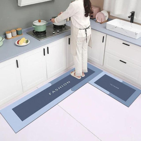 ZKZNsmart Kitchen Mats Set of 2 Non-Slip Washable Kitchen Floor Rugs w –  Modern Rugs and Decor