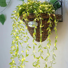 Garneck Bud Rattan String Lights Fake Vines with Light Hanging Vines Lights  Spring Flower Vine Fairy Light Decorative Vines with Light Hanging Vines