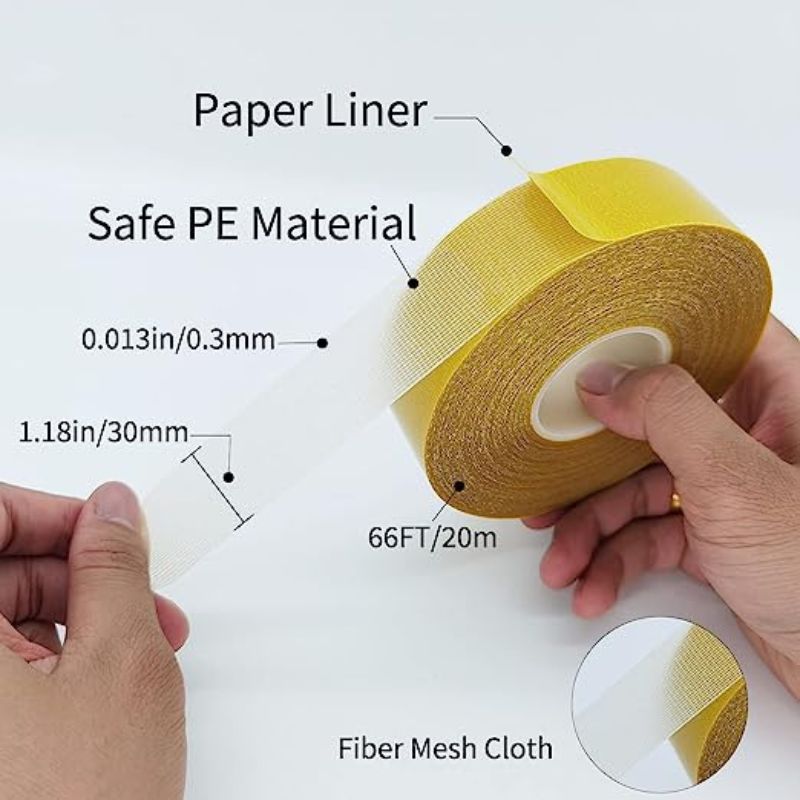 Fabric Tape Double-Sided Multifunctional Tape Heavy Duty, Clear 2 Side –  Jayesh Variety
